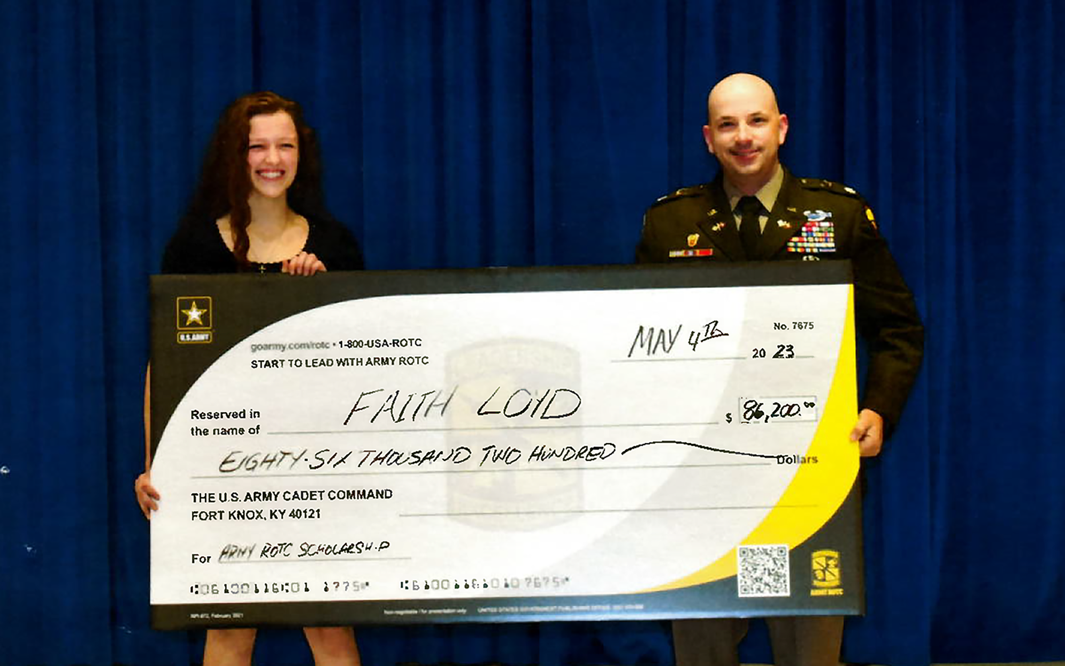 SIU Army ROTC cadet receives scholarship award